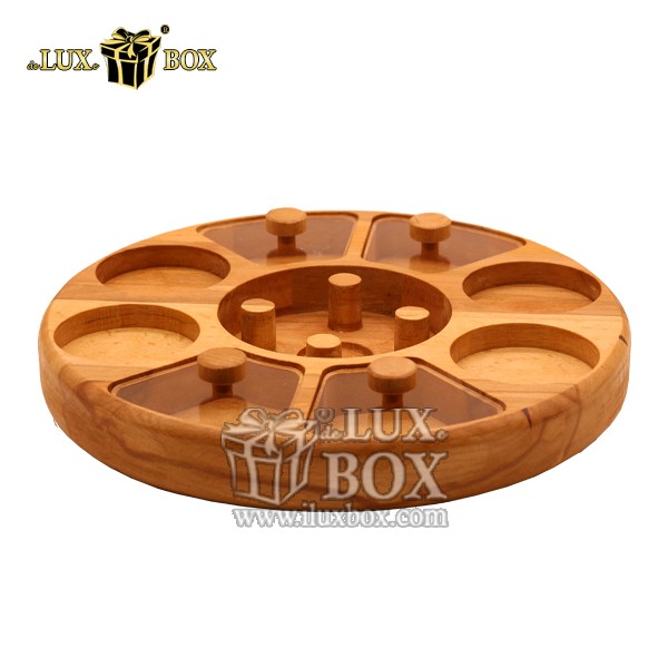 سینی سرو و پذیرایی وارمردار چوبی  لوکس باکس کد LB402