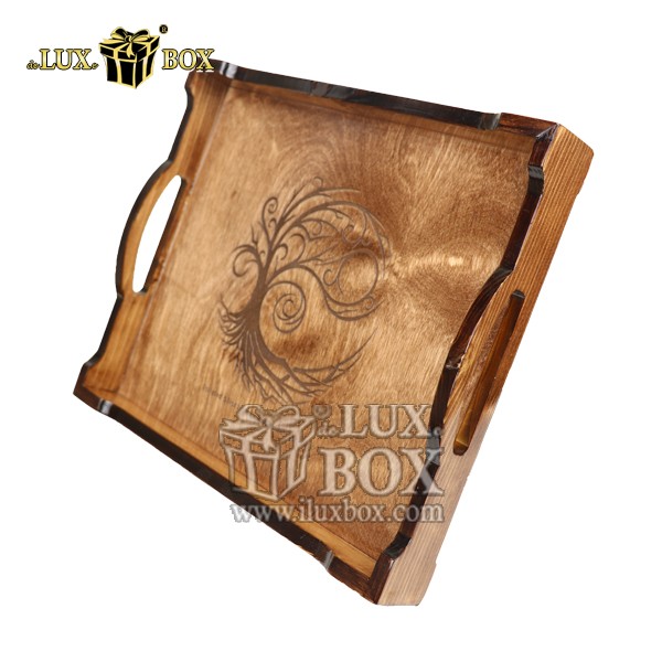 سینی پذیرایی چوبی لوکس باکس کد LBL503
