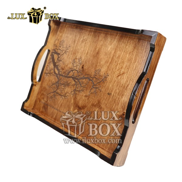 سینی پذیرایی چوبی لوکس باکس کد LBL504