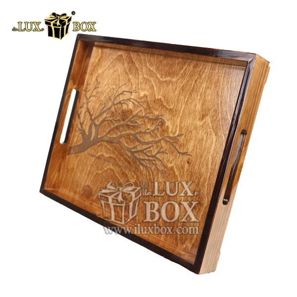سینی پذیرایی چوبی لوکس باکس کد LBL512